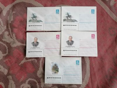 Лот: 25394456. Фото: 1. Конверты СССР 1986, 1987 год... Открытки, конверты
