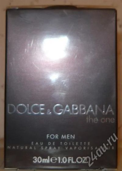 Лот: 552281. Фото: 1. Dolce & Gabbana The One 30ml. Унисекс парфюмерия