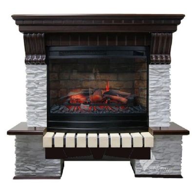 Лот: 25637468. Фото: 1. Электрокамин Inter Flame Экстер... Камины, печи-камины