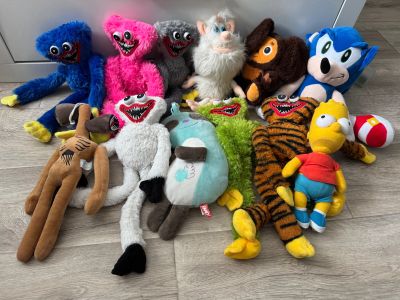 Лот: 25743661. Фото: 1. Мягкие игрушки ща упаковку барни. Мягкие