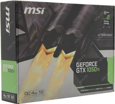 Лот: 9883213. Фото: 1. Видеокарта MSI GeForce GTX1050Ti... Видеокарты