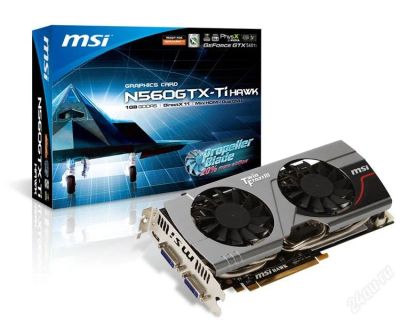 Лот: 2487221. Фото: 1. GeForce N560GTX-Ti Hawk. Видеокарты