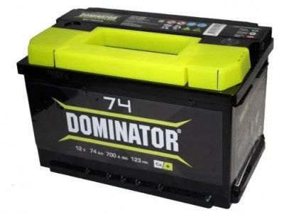 Лот: 17207156. Фото: 1. Аккумулятор Dominator 74 а/ч L... Аккумуляторы