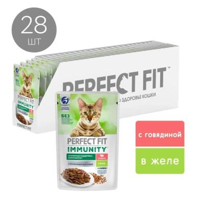 Лот: 24834642. Фото: 1. Perfect Fit Immunity пауч для... Корма