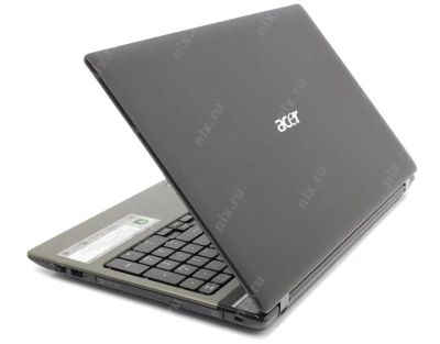 Лот: 11470355. Фото: 1. Верхняя крышка + петли acer aspire... Комплекты запчастей