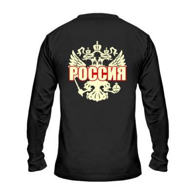 Лот: 8427074. Фото: 1. Футболка с Длинным Рукавом и Уникальным... Футболки, поло