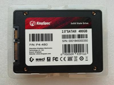 Лот: 19919296. Фото: 1. Внутренний SSD диск KingSpec 480... SSD-накопители