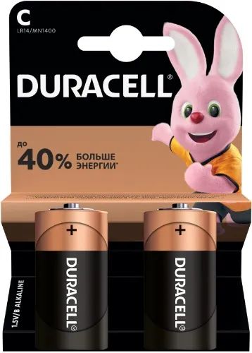 Лот: 24632510. Фото: 1. Батарейки Duracell MN1400 C, 2... Батарейки, аккумуляторы, элементы питания