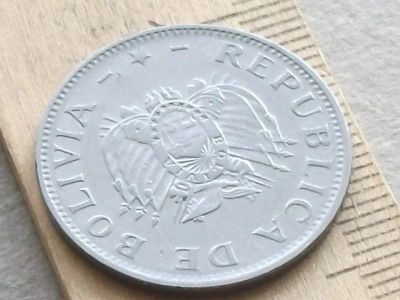 Лот: 16225611. Фото: 1. Монета 50 сентаво Боливия 1997... Америка