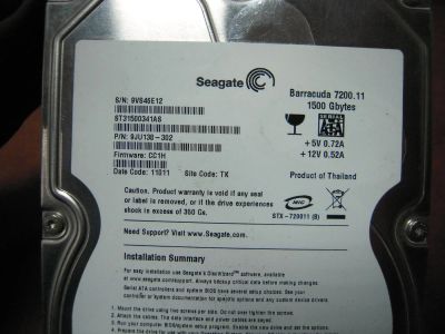 Лот: 8260247. Фото: 1. HDD жесткий диск на 1.5tb SATA... Жёсткие диски