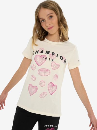 Лот: 23559565. Фото: 1. Футболка для девочек Champion... Другое (спортивная одежда)