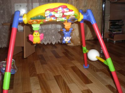 Лот: 4776174. Фото: 1. Детский музыкальный игровой турник. Музыкальные