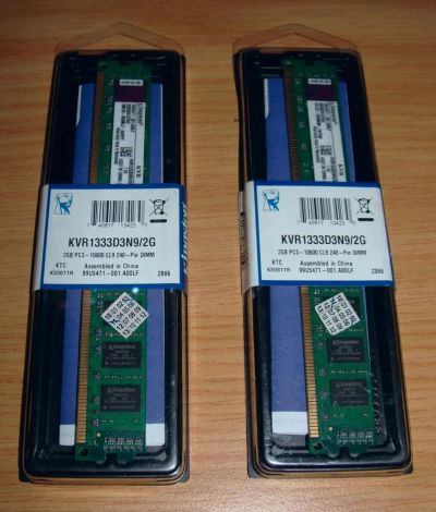 Лот: 4835064. Фото: 1. Kingston ValueRAM KVR1333D3N9... Оперативная память