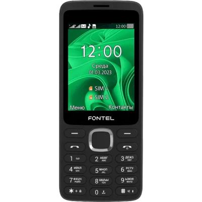 Лот: 22219990. Фото: 1. Телефон Fontel FP280 Черный. Кнопочные мобильные телефоны