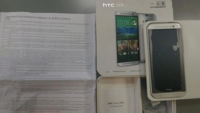 Лот: 7443036. Фото: 1. Новый HTC One M8 32Gb silver с... Смартфоны