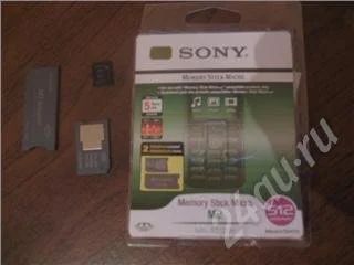 Лот: 15152. Фото: 1. Карта памяти Memory Stick Micro... Красноярск