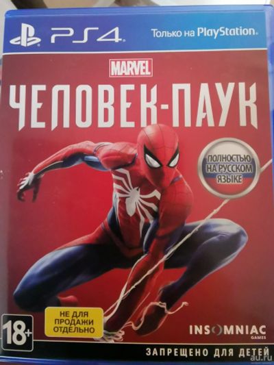 Лот: 17821082. Фото: 1. Ps4 человек паук. Игры для консолей