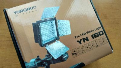 Лот: 11207388. Фото: 1. Видео осветитель YN 160 pro LED... Вспышки, осветители, рассеиватели