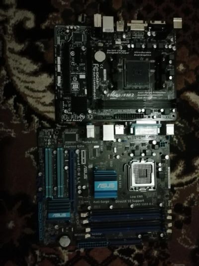 Лот: 14341572. Фото: 1. Материнские платы gigabyte и asus. Комплекты запчастей