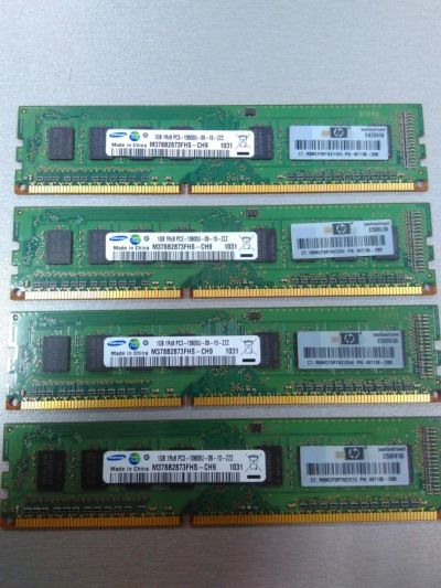 Лот: 8819276. Фото: 1. Samsung 1GB 1Rx8 PC3-10600U-09-10-ZZZ... Оперативная память