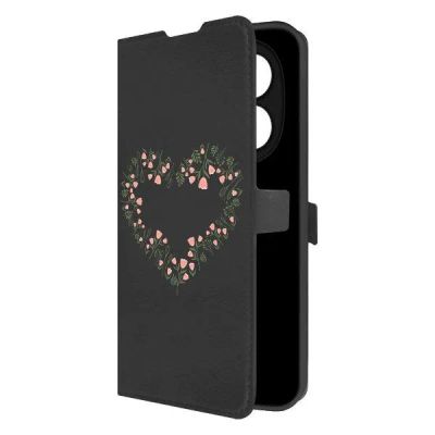 Лот: 25086819. Фото: 1. Чехол Krutoff Eco Book "Цветочное... Чехлы, бамперы