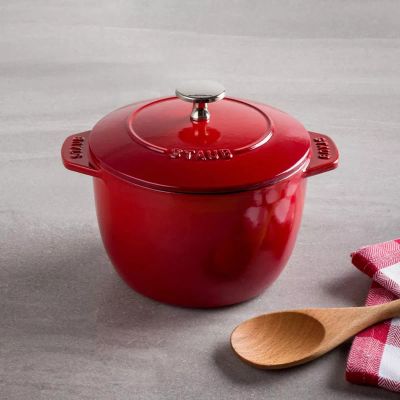 Лот: 24942445. Фото: 1. Кокот для риса Staub 1,5л, вишневый. Кастрюли