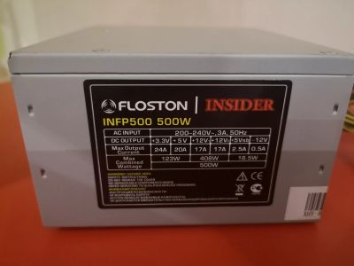 Лот: 19950827. Фото: 1. Блок питания floston INFP500 500W... Корпуса, блоки питания