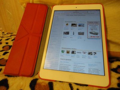 Лот: 3630740. Фото: 1. Ipad mini 32gb белый, отличное... Планшеты