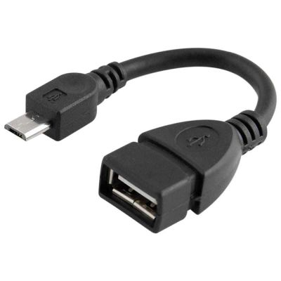 Лот: 20870081. Фото: 1. Kaбель OTG (USB Ноst - miсrо usв... Дата-кабели, переходники
