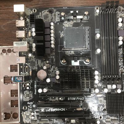 Лот: 16740831. Фото: 1. ASRock 970m pro3. Материнские платы
