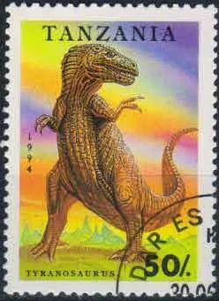 Лот: 21421456. Фото: 1. 1994. Танзания. Доисторические... Марки