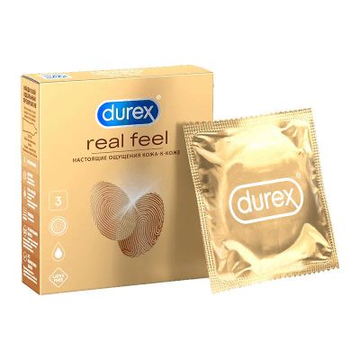 Лот: 22200156. Фото: 1. Durex Реал Фил Презервативы 3... Презервативы
