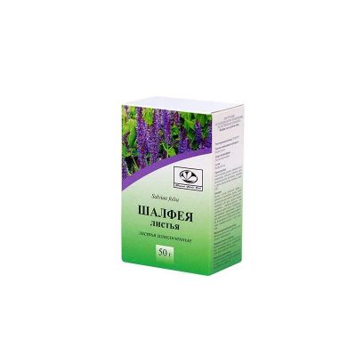 Лот: 23731090. Фото: 1. Шалфей листья фиточай 50 г. Лекарства