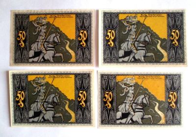 Лот: 12317869. Фото: 1. Нотгельды. "Рыцари". Германия... Германия и Австрия