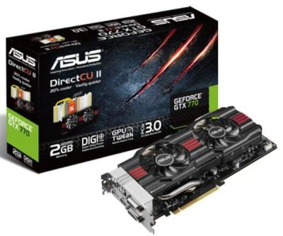 Лот: 10507842. Фото: 1. Asus GTX 770 2gb OC Direct CU2. Видеокарты