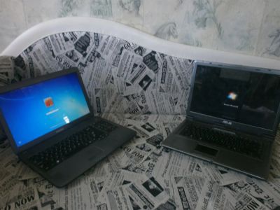 Лот: 3885361. Фото: 1. Samsung R528 4Gb 2Ядра+Asus X51RL... Ноутбуки
