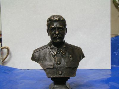 Лот: 6495034. Фото: 1. скульптура Сталин. Скульптуры