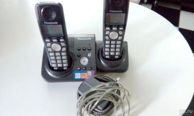 Лот: 8229886. Фото: 1. Радиотелефон DECT Panasonic KX-TG7225RU... DECT и радиотелефоны