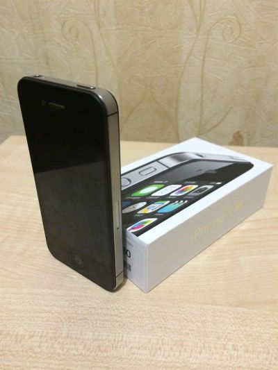 Лот: 3655934. Фото: 1. Apple iPhone 4S 8Gb Black, Ростест... Смартфоны