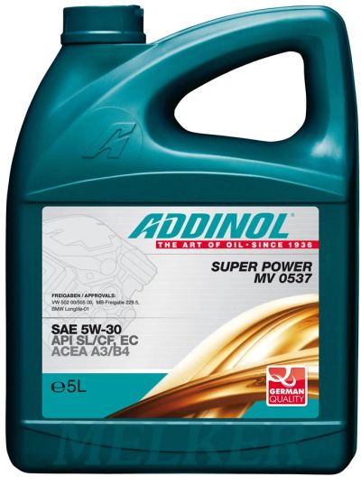 Лот: 9404408. Фото: 1. Addinol Super Power MV 0537 5W30... Масла, жидкости