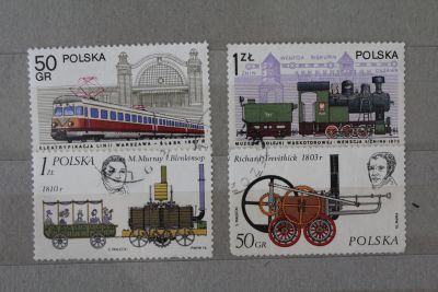 Лот: 24627261. Фото: 1. Марки Польша. Техника. Паровозы... Марки