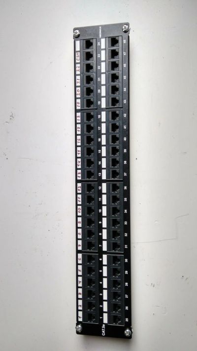 Лот: 12670766. Фото: 1. Патч панель RJ45 в стойку . 48... Стойки, направляющие