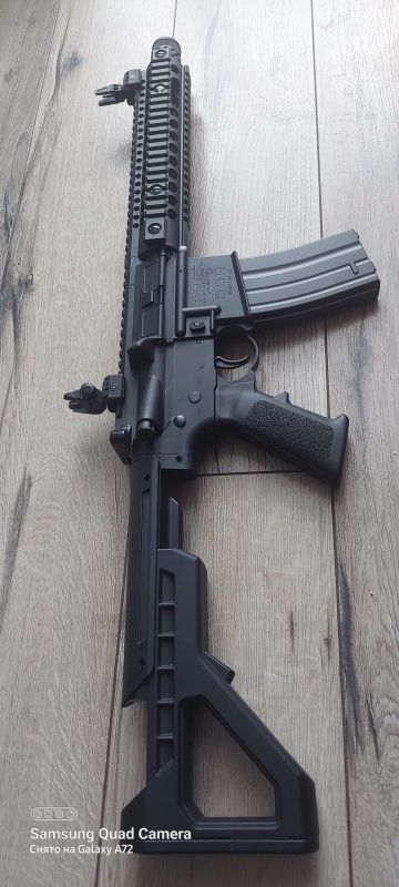 Лот: 18999243. Фото: 1. Пнневмовинтовка crosman dpms sbr... Пневматическое оружие