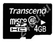 Лот: 24851. Фото: 1. Transcend micro SD HC 4gb. Красноярск