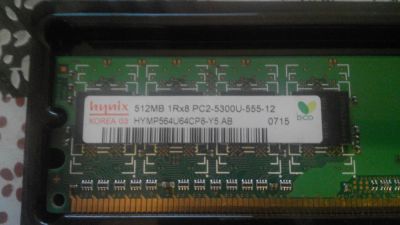 Лот: 7674692. Фото: 1. 2 планки DDR2 по 512Mb. Оперативная память