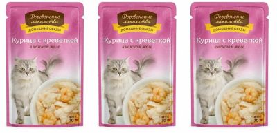 Лот: 25354624. Фото: 1. Деревенские лакомства. Влажный... Корма