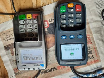 Лот: 17637278. Фото: 1. Платежный терминал VeriFone VX... Торговое