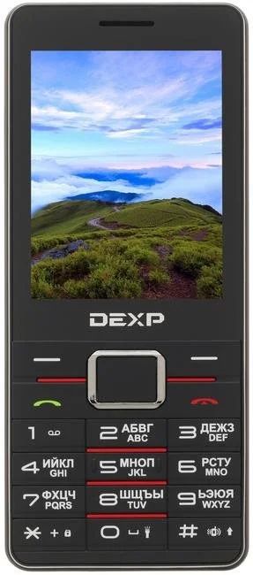 Лот: 11997820. Фото: 1. Сотовый телефон DEXP HX20B черный... Кнопочные мобильные телефоны