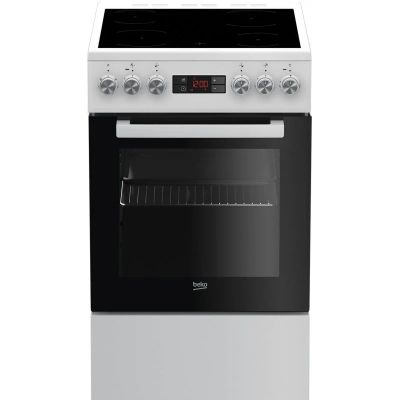 Лот: 16225321. Фото: 1. Электрическая плита BEKO FSM57300GW... Плиты, духовые шкафы, варочные поверхности