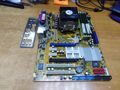 Лот: 24988554. Фото: 1. Комплект Athlon X2 3800/Asus M2N4-sli... Комплекты запчастей